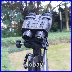 Night Vision 3D Binoculars Goggles Head Mount Infrared Hunting Telescope 4X Zoom