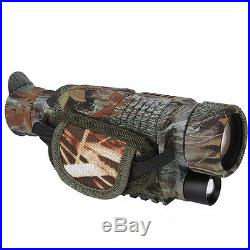 Night Vision 5X40 Goggles Monocular Telescope Hunting Video Camera Rifle Scope