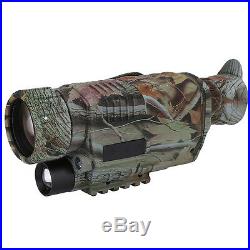 Night Vision 5X40 Goggles Monocular Telescope Hunting Video Camera Rifle Scope