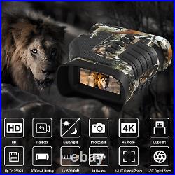 Night Vision Binoculars, 1315FT 4K Night Vision Goggles for Adults, 10X Optical