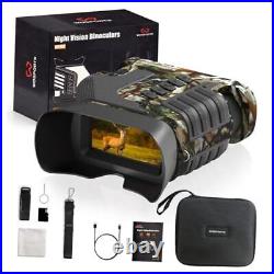 Night Vision Binoculars, 1320FT 4K Night Vision Goggles for Adults, BLACK&CAMO