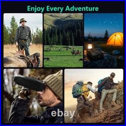 Night Vision Binoculars 16X Digital Zoom IR Goggles 32GB Card Rechargeable Flash