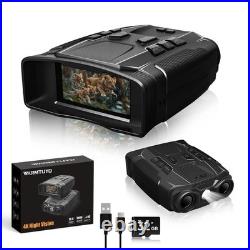 Night Vision Binoculars 16X Digital Zoom IR Goggles 32GB Card Rechargeable Flash
