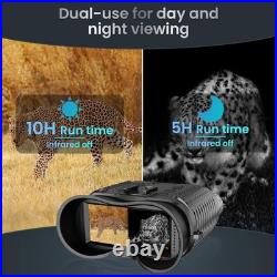 Night Vision Binoculars 2nd Gen IR Goggles 1312FT Head Mount for Tactical Helmet