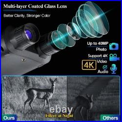 Night Vision Binoculars 4K 6000mAh Rechargeable Night Vision Goggles High Res