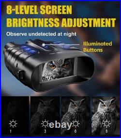 Night Vision Binoculars, 4K Full-Color Night Vision Goggles 10000mAh, 48MP 8X