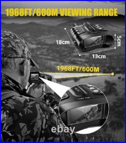 Night Vision Binoculars, 4K Full-Color Night Vision Goggles 10000mAh, 48MP 8X