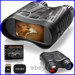 Night Vision Binoculars 4K Rechargeable Infrared Digital Night Vision Goggles