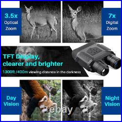 Night Vision Binoculars Goggles HD Digital Infrared Hunting Record Photo Video