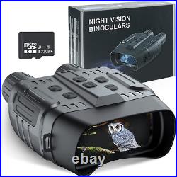 Night Vision Binoculars Goggles Hunting Digital Infrared Binoculars +32GB Card