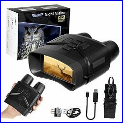 Night Vision Binoculars Goggles for Hunting Gear in 100% Darkness, 4K Night