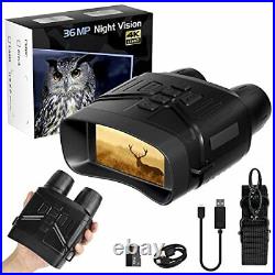 Night Vision Binoculars Goggles for Hunting Gear in 100% Darkness, 4K Night