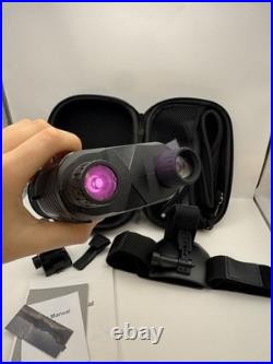 Night Vision Binoculars Goggles with Head Mount & Case Tested Working