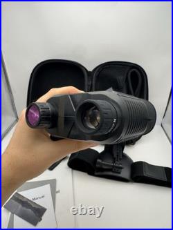 Night Vision Binoculars Goggles with Head Mount & Case Tested Working