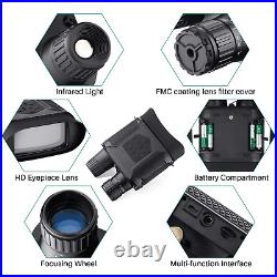 Night Vision Binoculars, HD Digital Infrared Goggles, 1300ft/400mm Night/Day Range