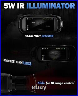 Night Vision Binoculars Infrared Goggles 20X Optical & 4X Digital Zoom IR