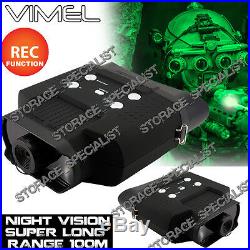 Night Vision Binoculars Monocular Hunting Goggles Digital NV Camera Security DVR