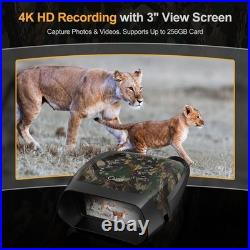 Night Vision Binoculars Night Thunder X3 4K Night Vision Goggles for Adults