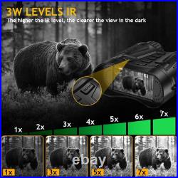 Night Vision Binoculars for Adults and Teen Boys, 4K HD Night Vision Goggles wit