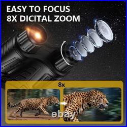 Night Vision Binoculars for Adults and Teen Boys, 4K HD Night Vision Goggles wit