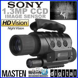 Night Vision Cam Goggles Zoom Monocular IR Security Surveillance Hunting Scope