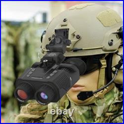Night Vision Goggle Head Mounted Hands Free 3D Night Vision Binoculars USB IP54