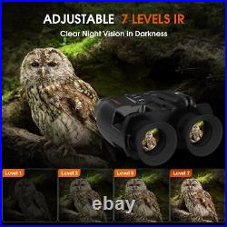 Night Vision Goggle Head Mounted Hands Free Infrared Night Vision Binoculars USB