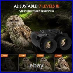 Night Vision Goggle Head Mounted Hands Free Infrared Night Vision Binoculars USB