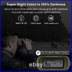 Night Vision Goggles, 1080P Night Vision Binoculars for Darkness with Video Phot