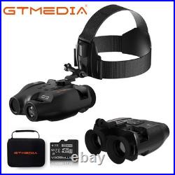 Night Vision Goggles 1080p 7 level Infrared Head Mounted Binoculars Rechargeable