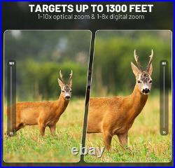 Night Vision Goggles 10X Optical Zoom 4K Video 32GB Card New