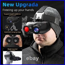 Night Vision Goggles 12MP 1080p Head Mounted Binoculars for Adults with 2000mAh