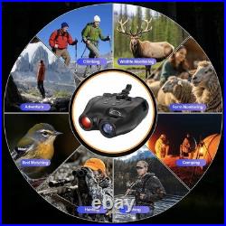 Night Vision Goggles 12MP 1080p Head Mounted Binoculars for Adults with 2000mAh