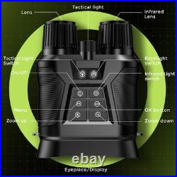 Night Vision Goggles 3'' HD Screen, 8X Zoom, 5000mAh Battery, 1968FT Range