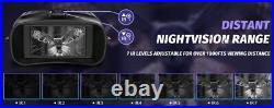Night Vision Goggles 36MP Full High Color 4K Night Vision Binoculars 5000mAh