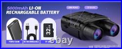 Night Vision Goggles 36MP Full High Color 4K Night Vision Binoculars 5000mAh