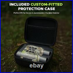 Night Vision Goggles 4K, 112 MP Full Color Night Vision Binoculars 18X Zoom