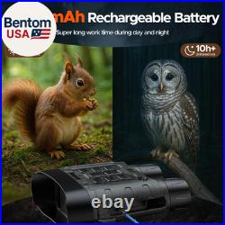 Night Vision Goggles, 4K 112MP Night Vision Binoculars for Adults, 12X Zoom & 50