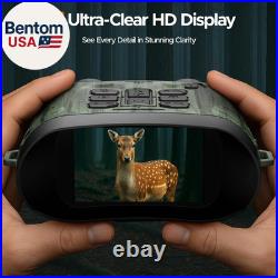 Night Vision Goggles, 4K 112MP Night Vision Binoculars for Adults, 12X Zoom & 50
