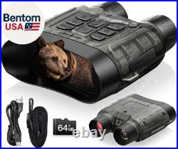 Night Vision Goggles, 4K 112MP Night Vision Binoculars for Adults, 12X Zoom & 50