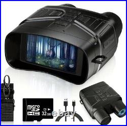 Night Vision Goggles 4K, 3 Screen, Large Screen Binoculars, 32gb Memory