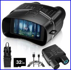 Night Vision Goggles 4K Binoculars 3'' HD Screen Binoculars Can Save Photos