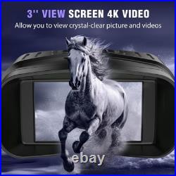 Night Vision Goggles 4K Binoculars with 5000mAh Black Night Vision Goggles 4K Binoculars with 5000mAh Black