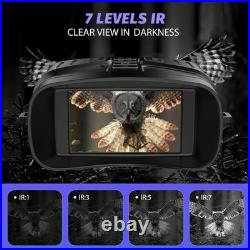 Night Vision Goggles 4K Binoculars with 5000mAh Black