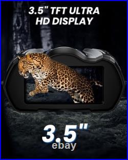 Night Vision Goggles, 4K Binoculars with Camera, 3.5 HD Display and 32GB TF Night Vision Goggles, 4K Binoculars with Camera, 3.5 HD Display and 32GB TF