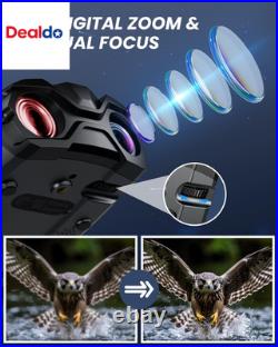 Night Vision Goggles, 4K Binoculars with Camera, 3.5 HD Display and 32GB TF Car