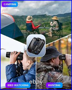 Night Vision Goggles 4K Binoculars with Camera, WARMTUYO 9 Gear Night Vision, 3