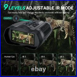 Night Vision Goggles, 4K Full-Color Night Vision Binoculars, 128GB TF Card ca