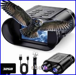 Night Vision Goggles 4K HD Binoculars Large Screen 5x Zoom Darkness Surveillance Night Vision Goggles 4K HD Binoculars Large Screen 5x Zoom Darkness Surveillance
