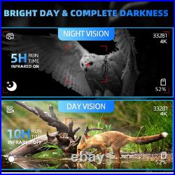 Night Vision Goggles, 4K Infrared Night Vision Binoculars Anti-Shake Motion Tact